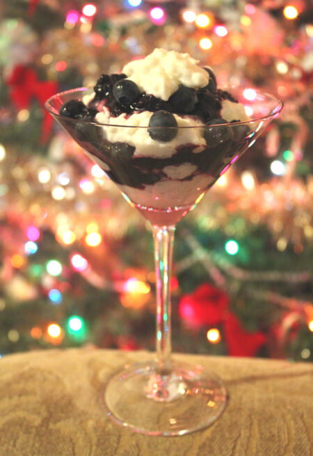 Rice Cream with Strawberries and Blueberries – A Beautiful and Unique Holiday Dessert