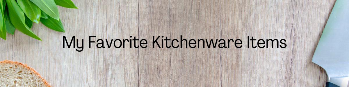 Shopping header for kitchenware